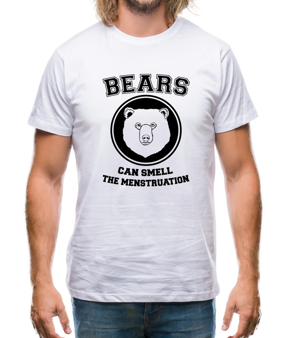 Bears Can Smell The Menstruation Mens T-Shirt