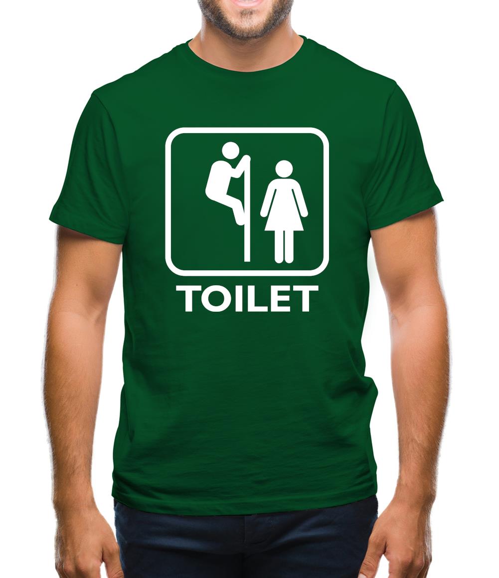 Toilet Cubicle Mens T-Shirt