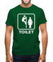 Toilet Cubicle Mens T-Shirt