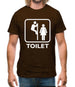 Toilet Cubicle Mens T-Shirt