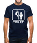 Toilet Cubicle Mens T-Shirt