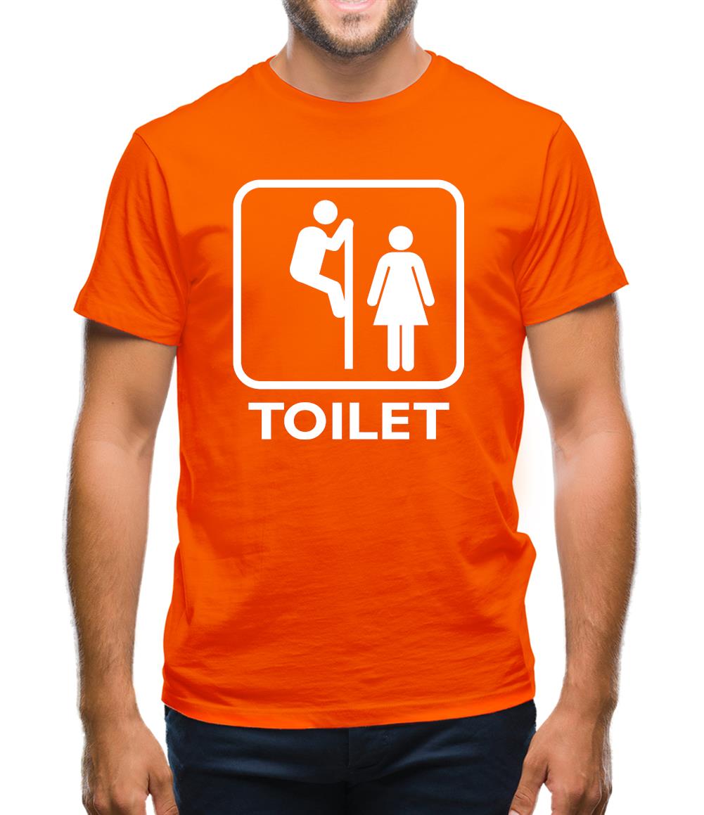 Toilet Cubicle Mens T-Shirt