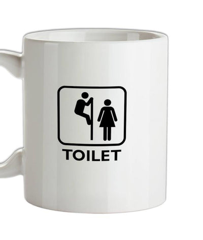 Toilet Cubicle Ceramic Mug