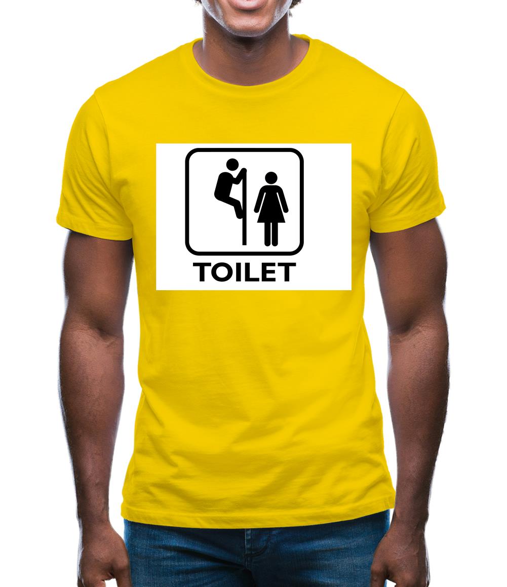 Toilet Cubicle Mens T-Shirt