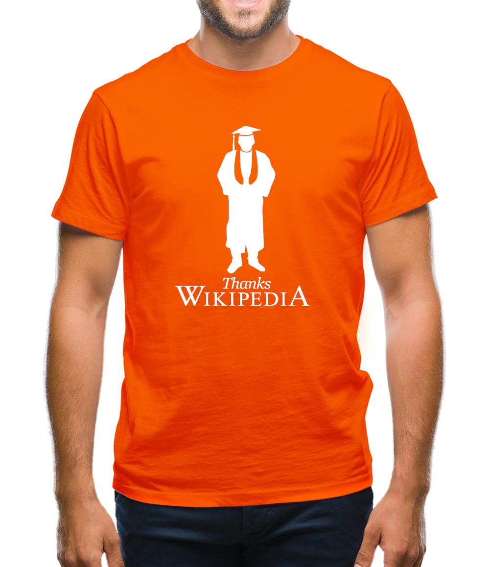Thanks Wikipedia Mens T-Shirt