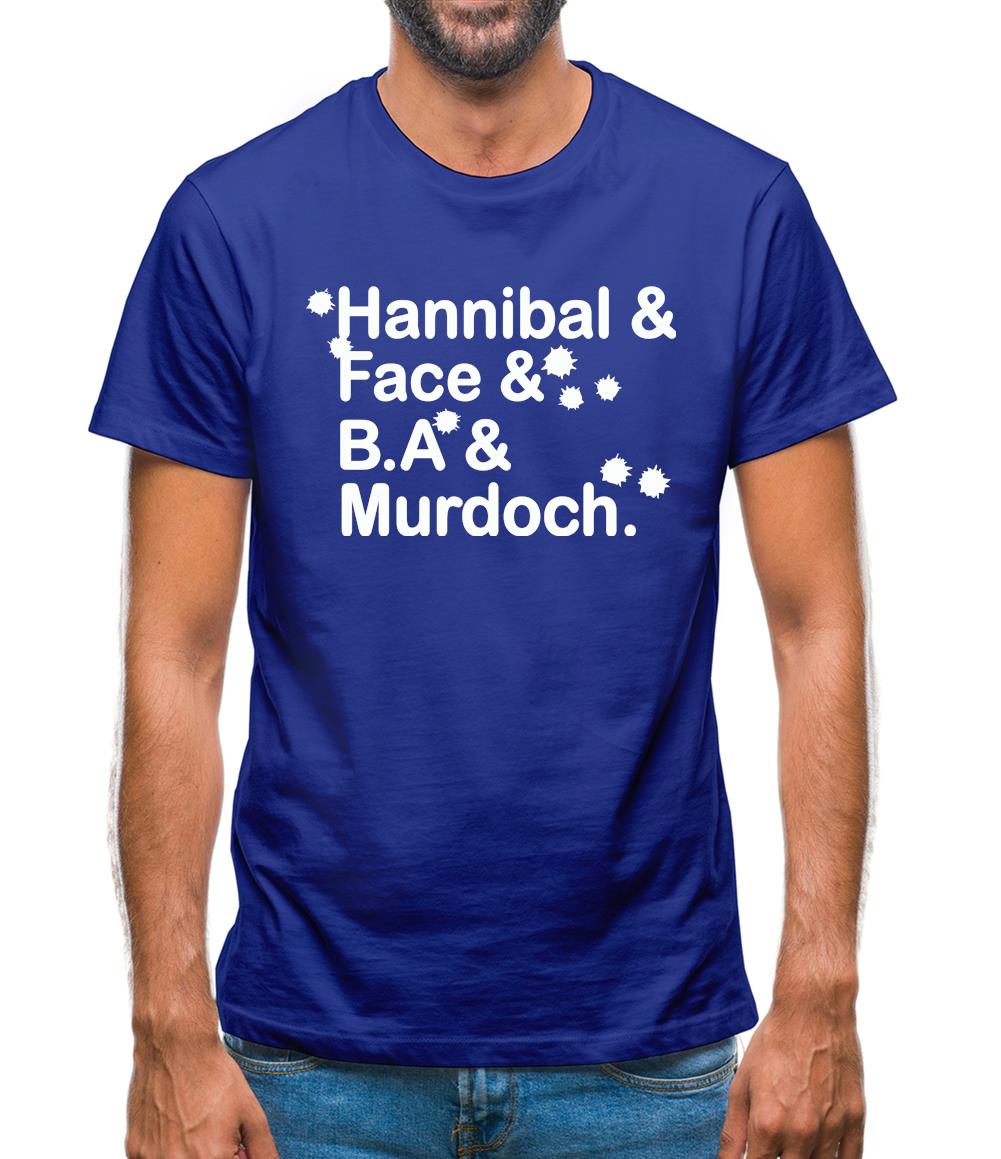 Hannibal & Face & B.A & Murdoch. Mens T-Shirt