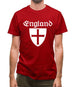 England Shield Mens T-Shirt