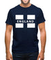 England Flag Mens T-Shirt