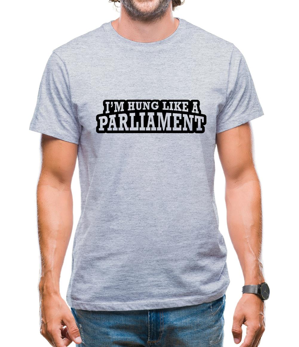 I'm Hung Like A Parliament Mens T-Shirt