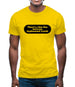 There's A Fine Line Between Hyphenated Words Mens T-Shirt