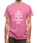 Keep Calm And Carry On Mens T-Shirt