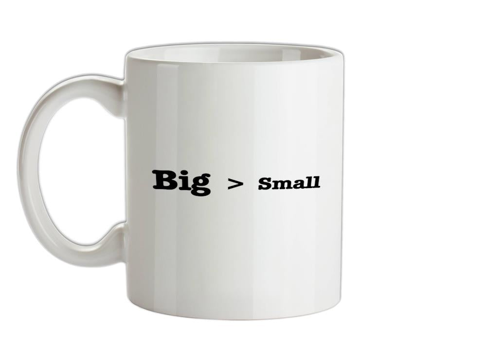 Big Small Ceramic Mug