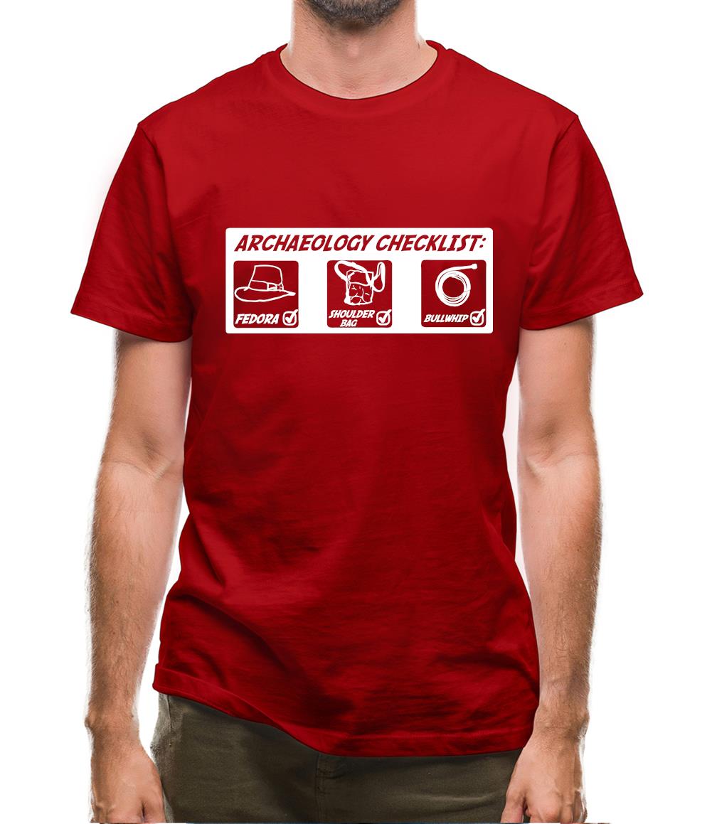 Archeology Checklist Mens T-Shirt