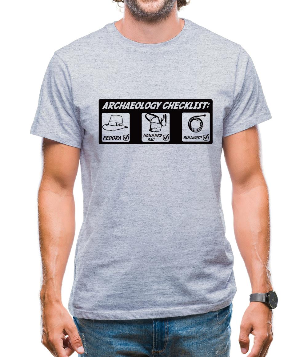 Archeology Checklist Mens T-Shirt