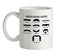 Moustache Guide Ceramic Mug