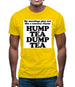 My mornings play out like a nursery rhyme, hump tea dump tea Mens T-Shirt