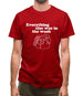 Everything else was in the wash Mens T-Shirt