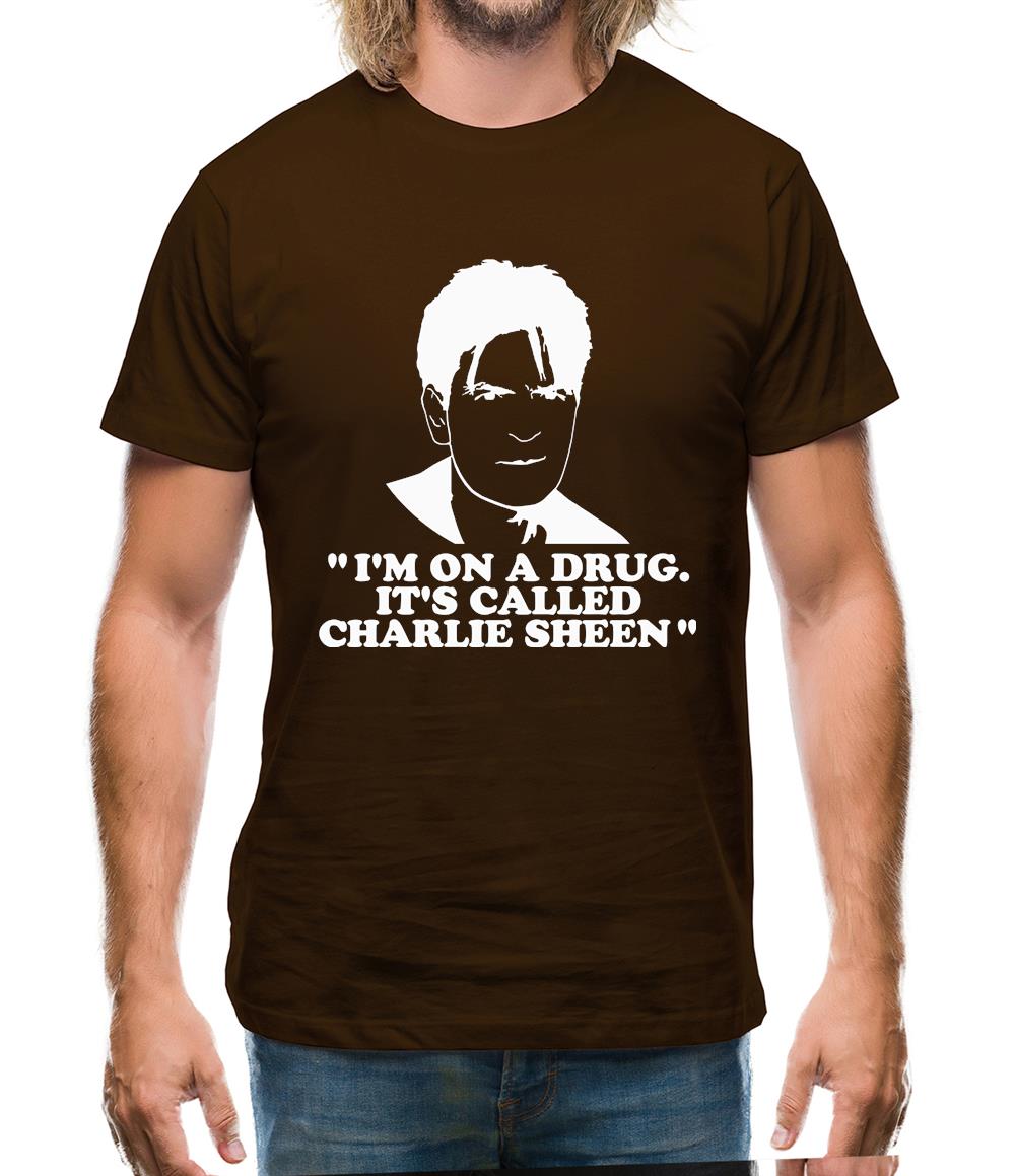 I'm on a drug called Charlie Sheen Mens T-Shirt