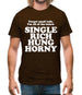 Forget small talk, I'm all of the below single rich hung horny Mens T-Shirt