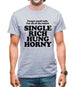 Forget small talk, I'm all of the below single rich hung horny Mens T-Shirt