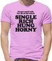 Forget small talk, I'm all of the below single rich hung horny Mens T-Shirt