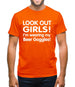 Look Out girls! I'm Wearing Beer Goggles Mens T-Shirt