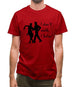 I don't walk, I salsa! Mens T-Shirt