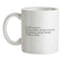 I Like Poetry, Long Walks On The Beach & Poking Dead Things With A Stick Ceramic Mug