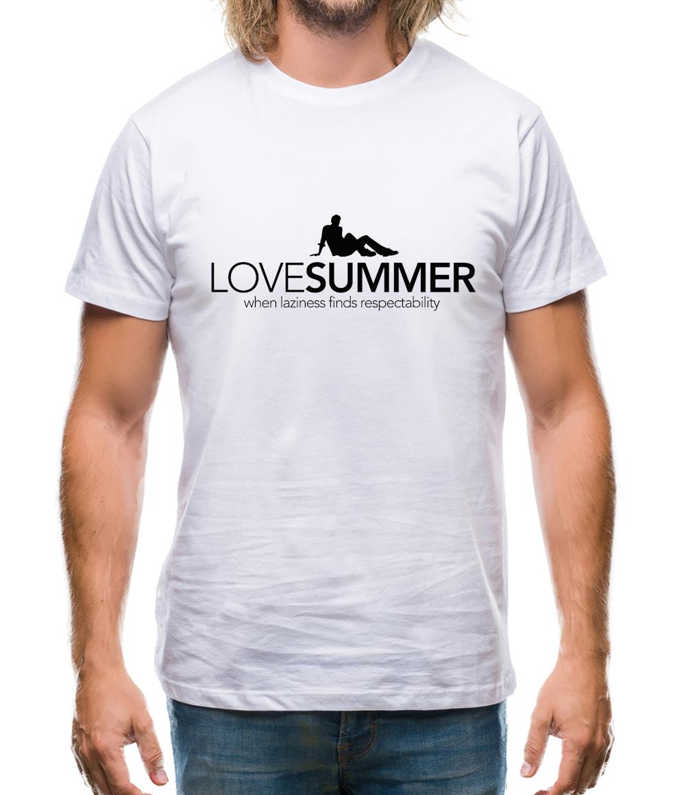 Love Summer...when laziness finds respectability Mens T-Shirt