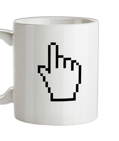 Hand Pointer Ceramic Mug