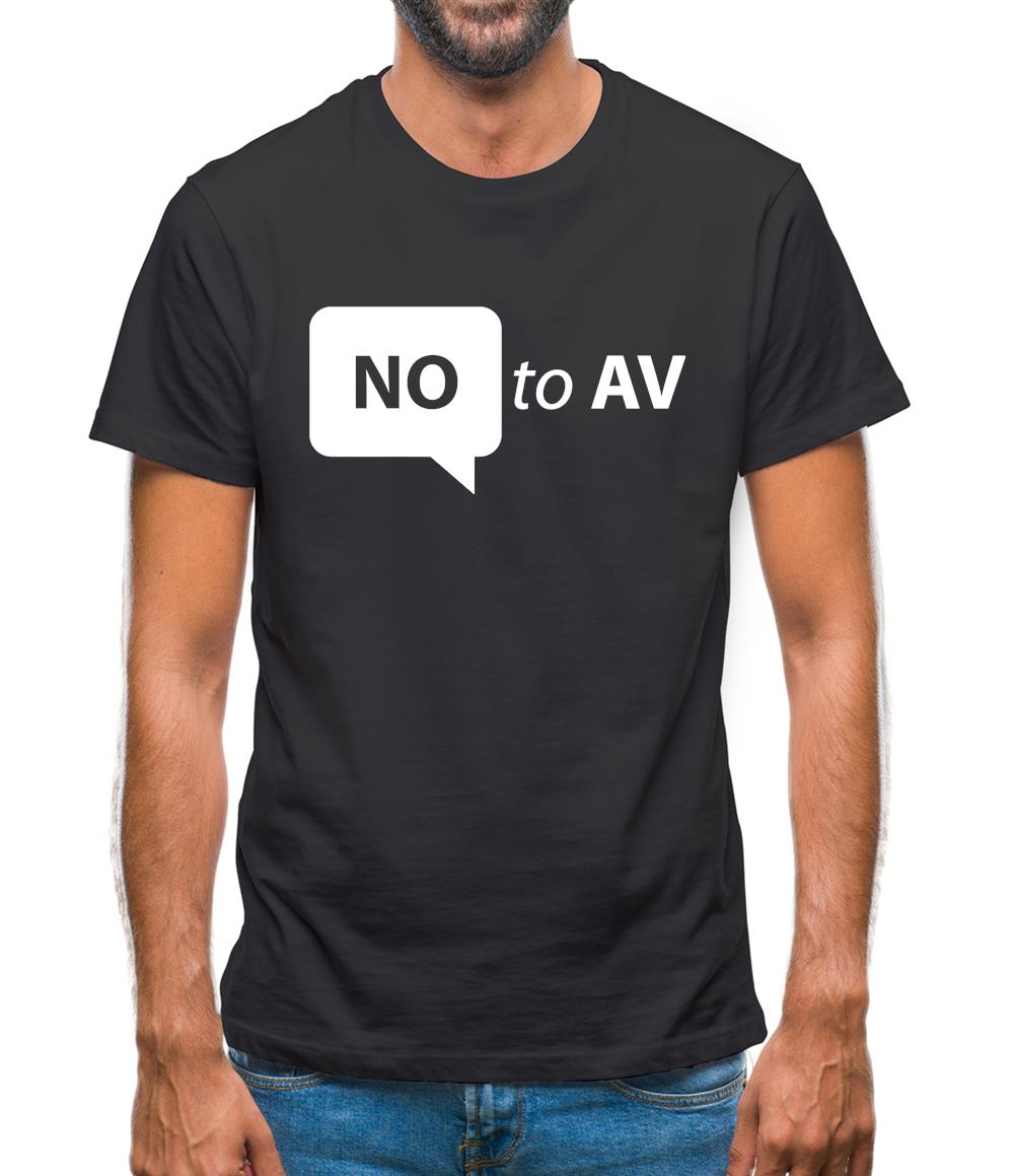 No To AV Mens T-Shirt