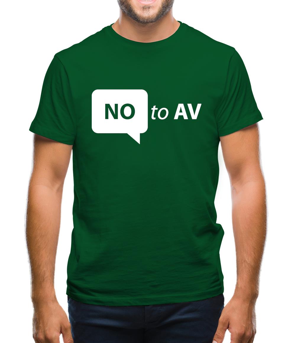 No To AV Mens T-Shirt