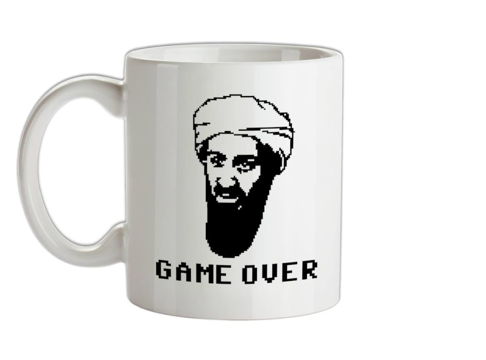Bin Laden Game Over Ceramic Mug