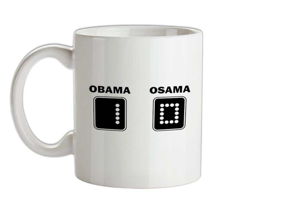 Obama vs Osama Ceramic Mug