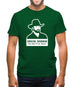 Chuck Norris Uses Paper To Cut Scissors Mens T-Shirt