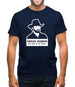 Chuck Norris Uses Paper To Cut Scissors Mens T-Shirt