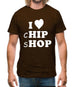 I Love Chip Shop Mens T-Shirt