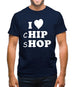 I Love Chip Shop Mens T-Shirt