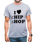 I Love Chip Shop Mens T-Shirt