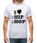 I Love Chip Shop Mens T-Shirt