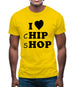 I Love Chip Shop Mens T-Shirt