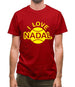 I Love Nadal Mens T-Shirt