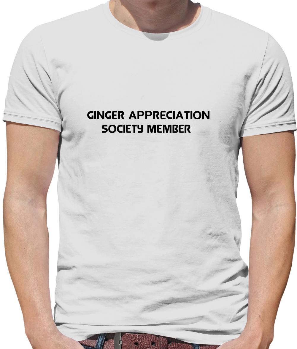 Ginger appreciation society member Mens T-Shirt