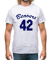 Beavers 42 Mens T-Shirt