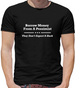 Borrow Money From A Pessimist - They Don't Expect It Back Mens T-Shirt