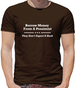 Borrow Money From A Pessimist - They Don't Expect It Back Mens T-Shirt