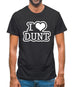 I Love Dunt Mens T-Shirt