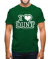 I Love Dunt Mens T-Shirt