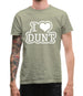 I Love Dunt Mens T-Shirt