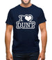 I Love Dunt Mens T-Shirt